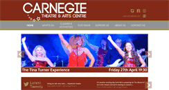 Desktop Screenshot of carnegietheatre.co.uk